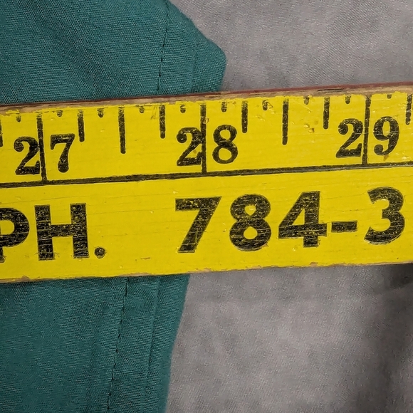 CJ Banks 3X Kelly Green Button Down Shirt With Stretch - Picture 9 of 9